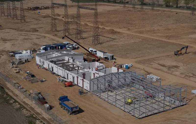 Budowa stacji elektroenergetycznej 400kV SE Choczewo - źródło: ELFEKO