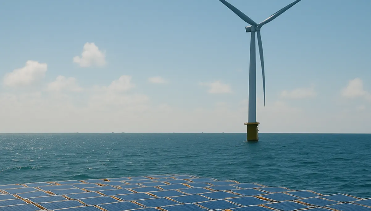 Holandia buduje pierwszą na świecie farmę solarno-wiatrową na morzu